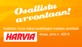 Osallistu arvontaan!