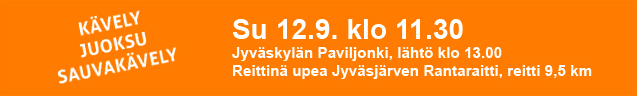 Reittin� upea Jyv�sj�rven Rantaraitti, reitti 9,5 km